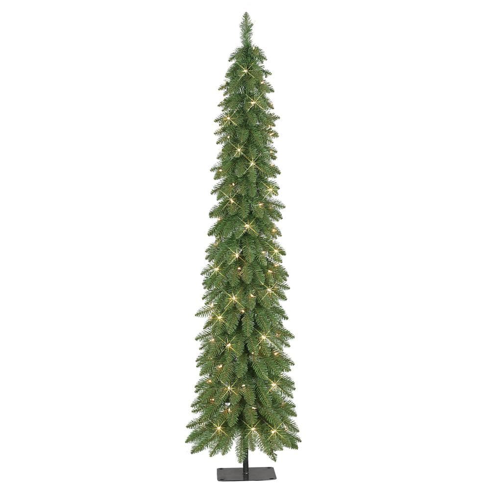 6 ft. Prelit Alpine Pencil Artificial Christmas Tree price history on PriceWatchPro