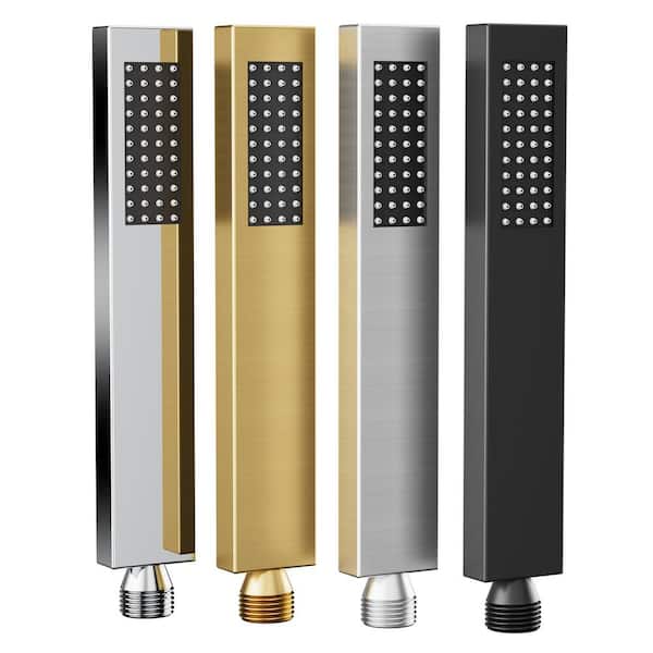 Classic Rain 1-Spray Wall Mount Handheld Shower Head 1.8 GPM in Brushed Gold