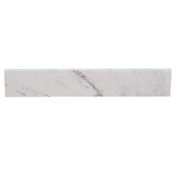 21 in. W Cultured Marble Vanity Sidesplash in Lunar