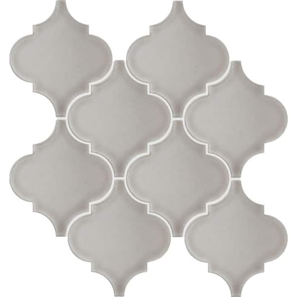 EMSER TILE Morocco Fawn 10.24 in. x 10.63 in. Glossy Ceramic Mosaic Tile- (0.76 sq. ft /Piece)