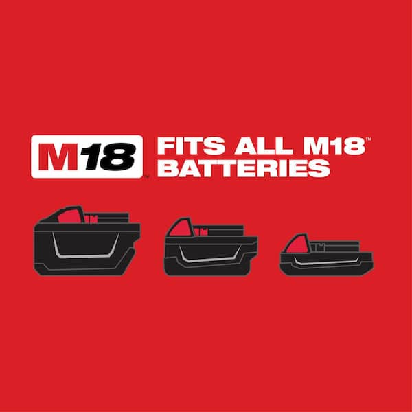 Milwaukee - M18 18-Volt 175-Watt Lithium-Ion Powered Compact Inverter with 5.0 Ah Battery
