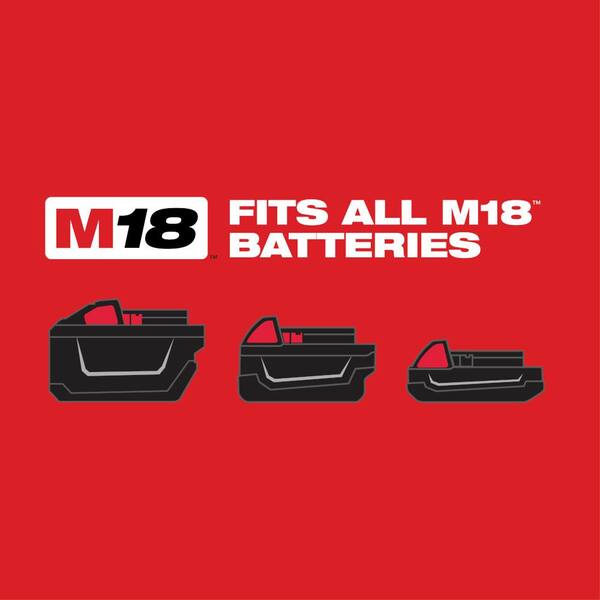 Milwaukee - M18 18V Lithium-Ion Cordless Combo Kit (7-Tool) with One 3.0Ah and One 1.5Ah Battery, Charger and Tool Bag