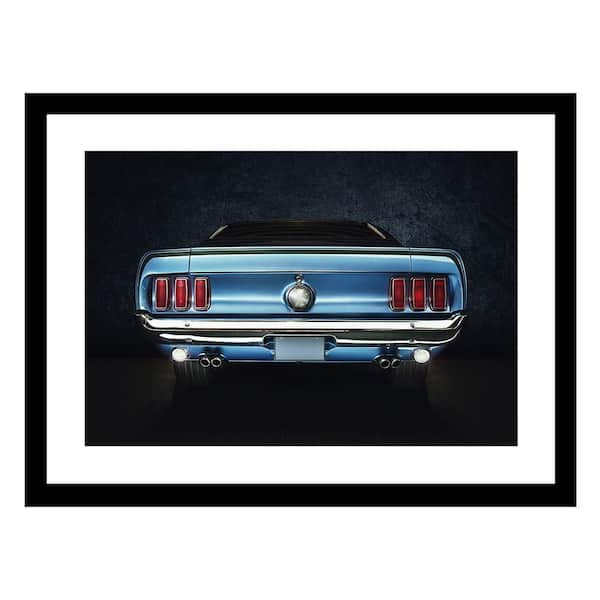 VENICE BEACH Collections MUSTANG BOLD Framed Print by Unknown 1 Piece Framed Graphic Print Abstract Poster Art Print 18 in. x 14 in.