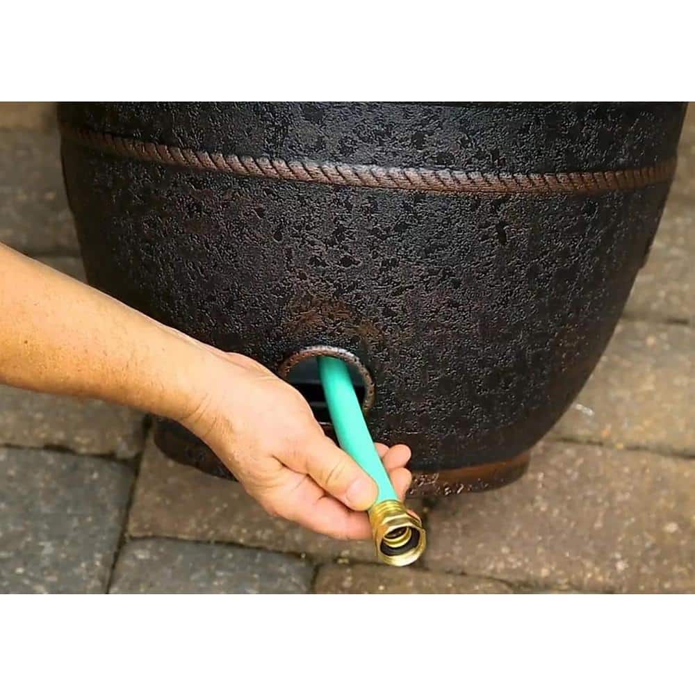 Antique Bronze High Density Resin Banded Hose Pot