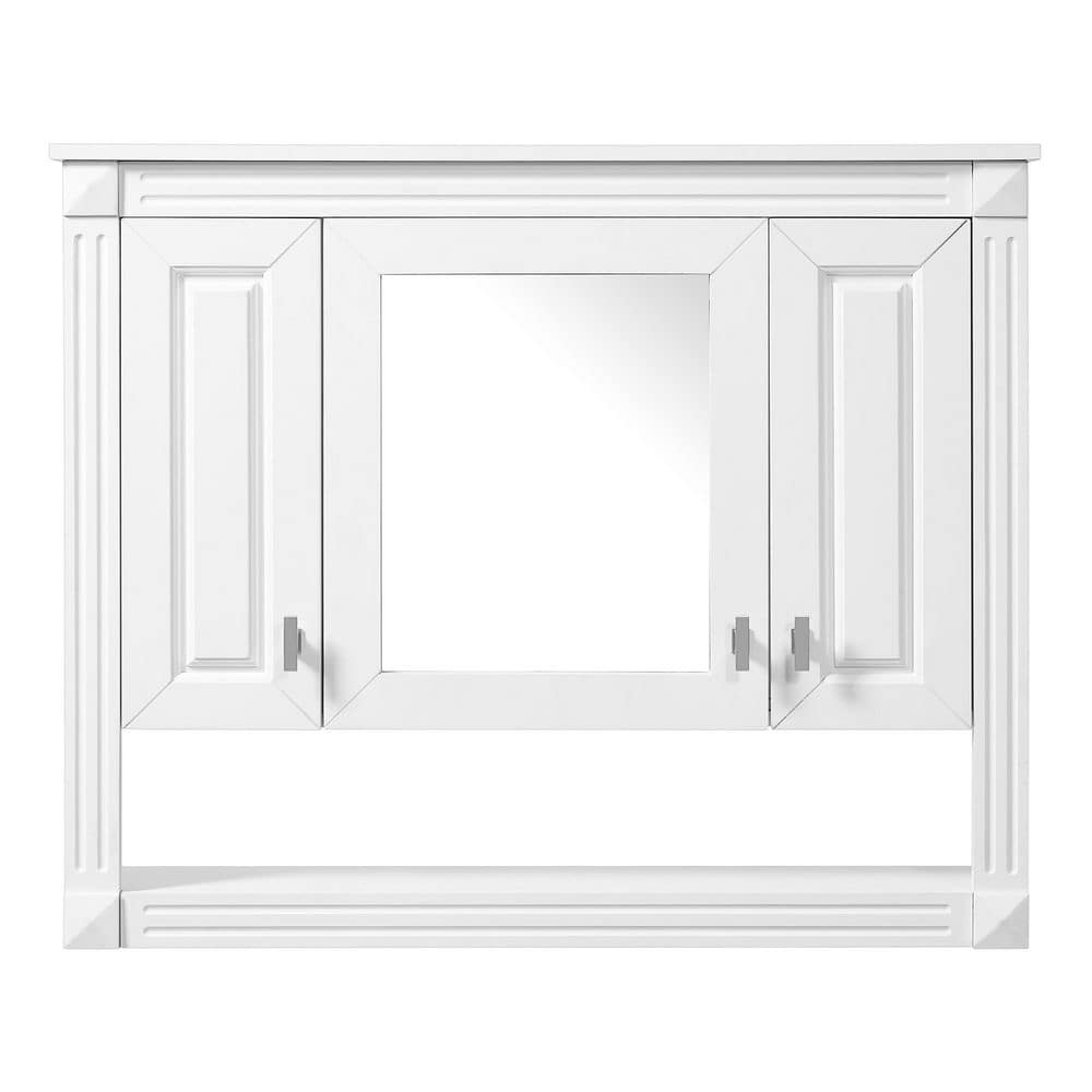 35 in. W x 28.7 in. H Rectangular MDF Medicine Cabinet with Mirror price history on PriceWatchPro