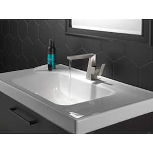 Trillian Single Handle Single Hole Bathroom Faucet with Metal Pop-Up Assembly in Lumicoat Stainless