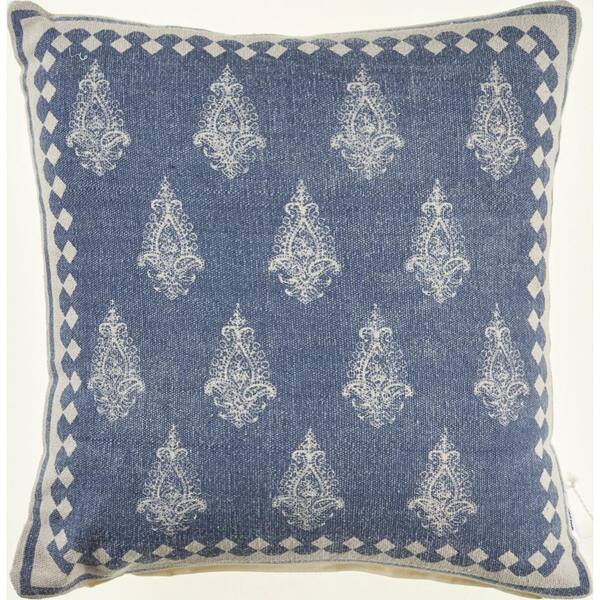 indigo accent pillows