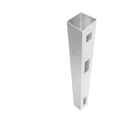 Anderson 5 in. x 5 in. x 9 ft. White Vinyl Fence End Post