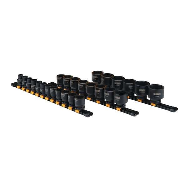 Dewalt dwmt 23 piece drive impact socket discount set