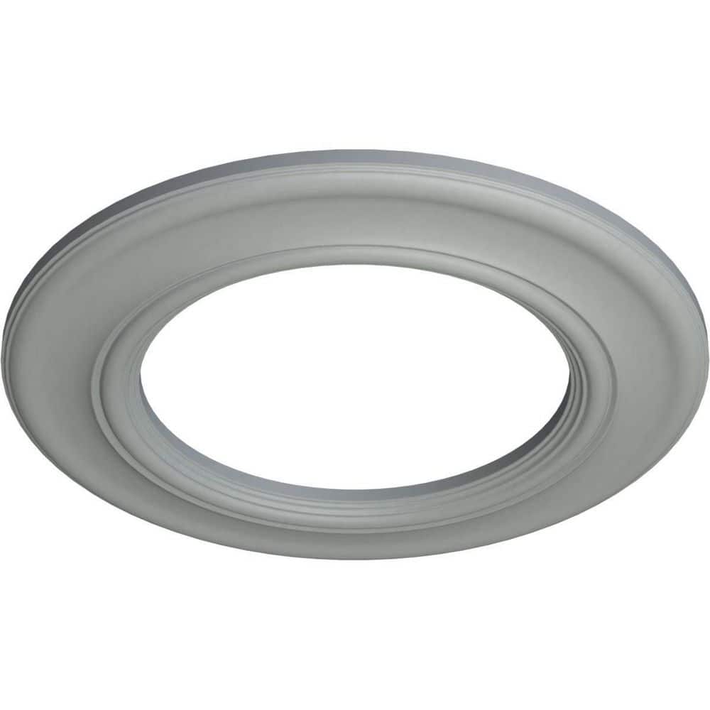 Primed White Urethane Round Ceiling Medallion, 20.88" Diameter