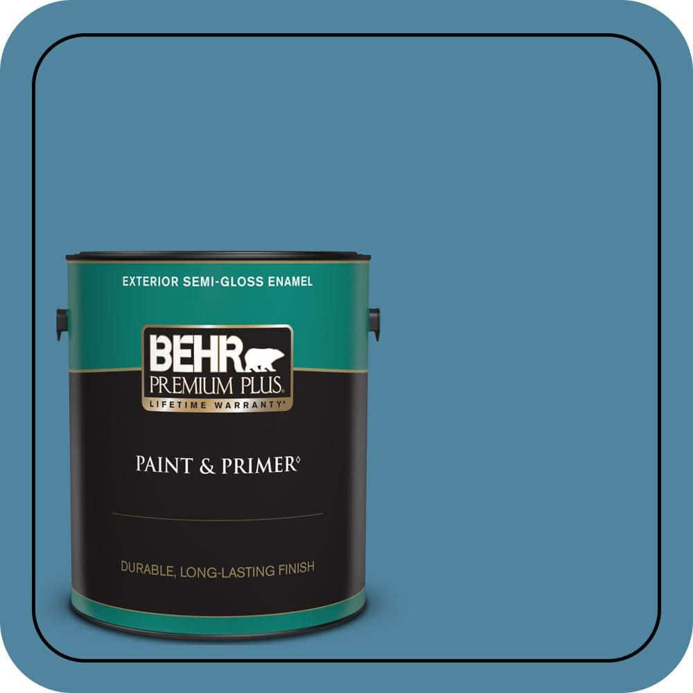 1 gal. #S490-5 Jay Bird Semi-Gloss Enamel Exterior Paint & Primer price history on PriceWatchPro