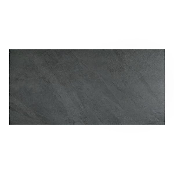 MSI Midnight Montage 2 cm. x 24 in. x 48 in. Matte Porcelain Stone Look Paver Tile 56 sq. ft. / pallet)