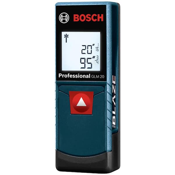 Bosch BLAZE 65 ft. Laser Distance Tape Measuring Tool with Real Time GLM 20 X - The Home Depot