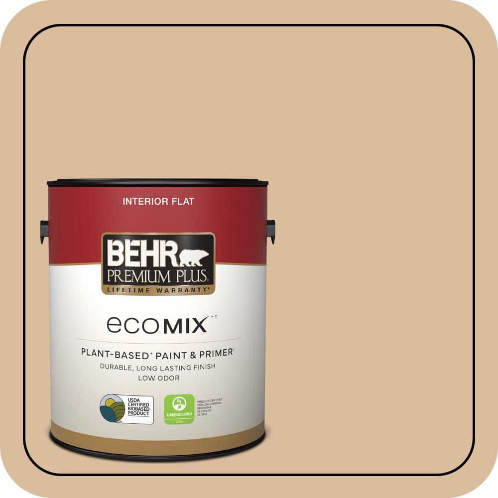 1 gal. #BXC-40 Soft Wheat Flat EcoMix Plant-Based Interior Paint & Primer price history on PriceWatchPro