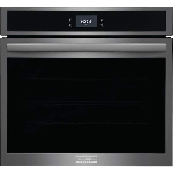 Uitputten praktijk Mus FRIGIDAIRE GALLERY 30 in. Single Electric Wall Oven with Total Convection  in Smudge-Proof Black Stainless Steel GCWS3067AD