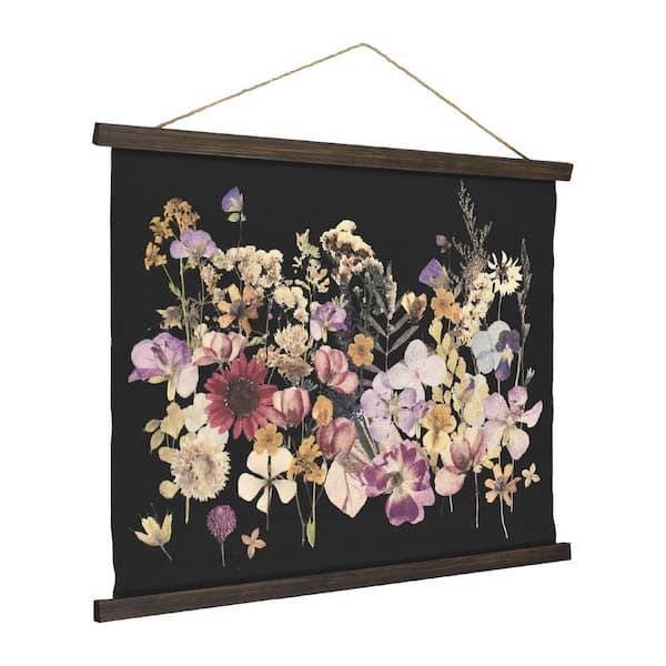 American Art Decor Framed Dried Flowers Tapestry Wall Art