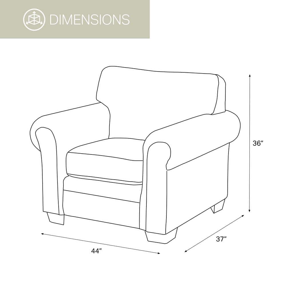 Rustic Angler's Cove Brown Microfiber Accent Chair with Wood Frame