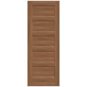 32 in. x 80 in. Conmore Hazelnut Stain Smooth Solid Core Molded Composite Interior Door Slab