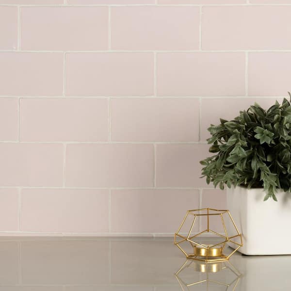 Chester Rose 3 in. x 6 in. Ceramic Wall Tile (5.72 sq. ft./Case)