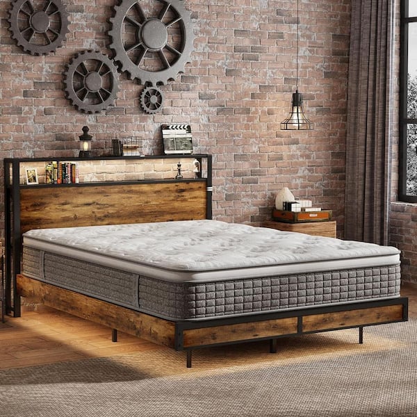 Susalt King Medium Memory Foam 12 in. Bed-in-a-Box Mattress Set with Motion Isolation,Edge Support,Certipur-Us, 100-Night Trial