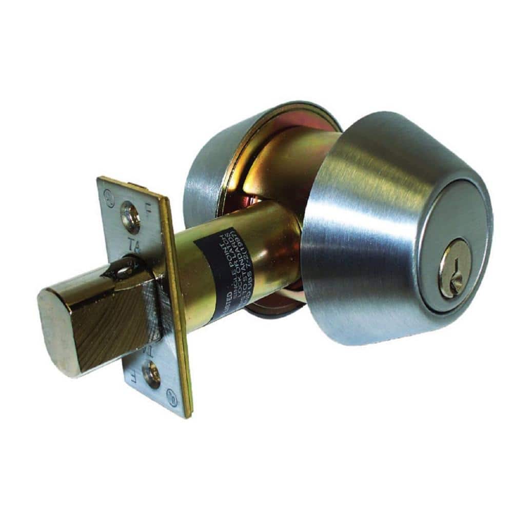 Taco 700 Series Grade Brushed Chrome Double Cylinder Deadbolt  DL-DB760-US26D The Home Depot