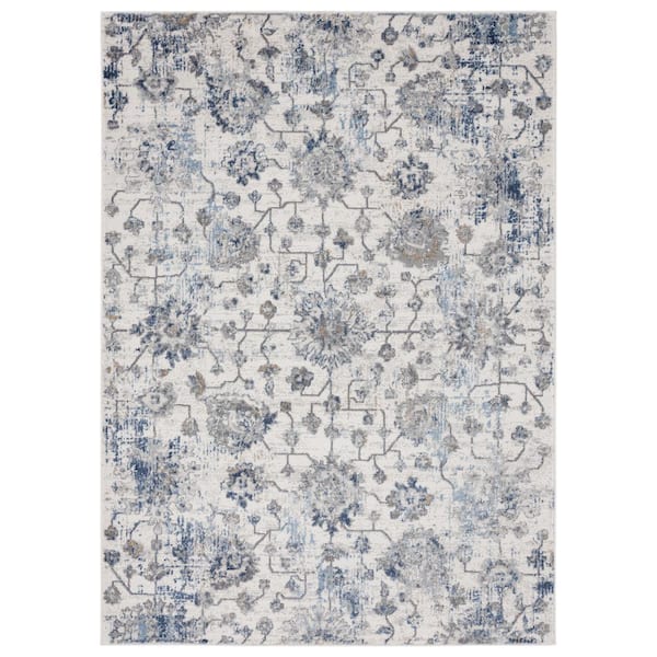 Austin Heirloom Blue 7 ft. 10 in. x 10 ft. 6 in. Area Rug