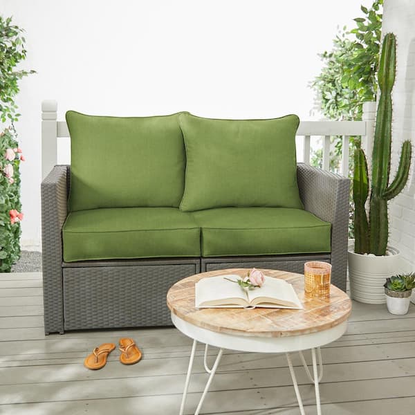 Sunbrella 2-piece Cushion and Pillow Indoor/Outdoor Set - 23 in