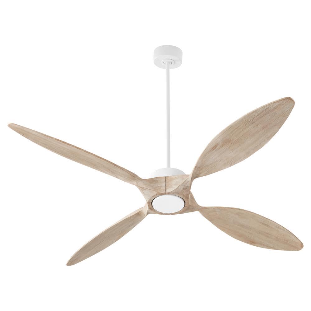 Papillon 66 in. in Studio White 4-Blades Wi-Fi Ceiling Fan price history on PriceWatchPro