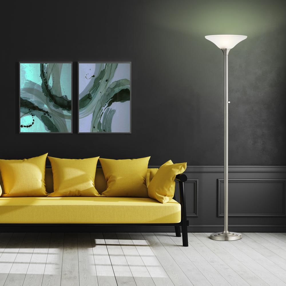 ARTIVA Classic Coordinates, 71 in. LED Torchiere Floor Lamp with