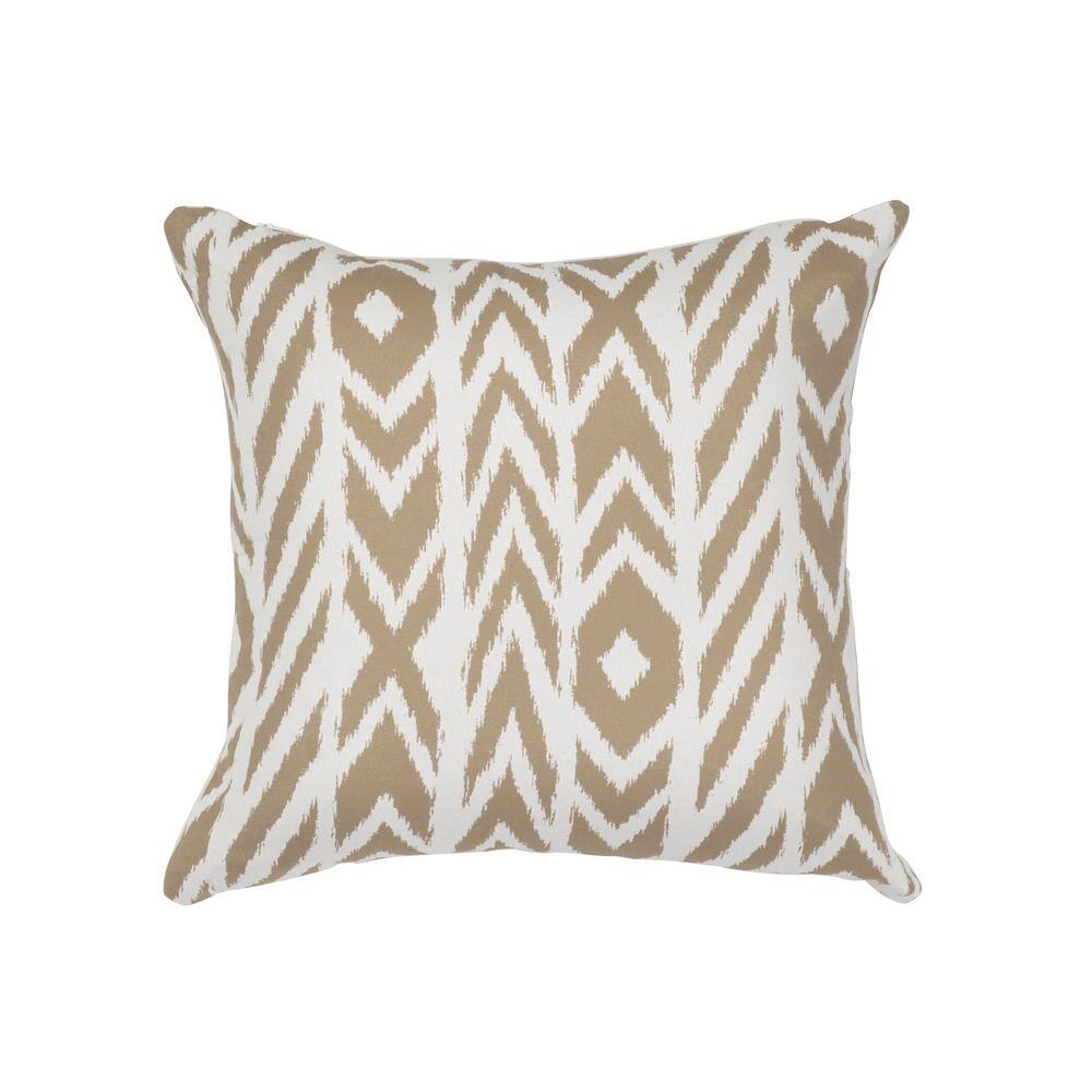 Astella Fire Island Hemp Square Outdoor Accent Throw Pillow TP18-FA44 ...