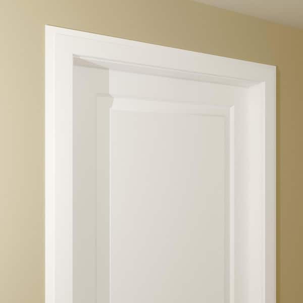 Alexandria Moulding 11/16 in. x 3-1/2 in. x 84 in. Primed MDF Step Casing Moulding Pack (8 pack)