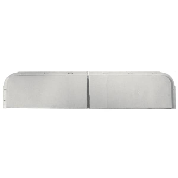 Builders Edge 9 in. x 33 5/8 in. J-Channel Back-Plate for Window Header in 030 Paintable