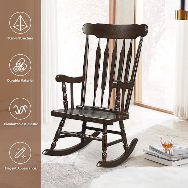 wood rocking chair indoor