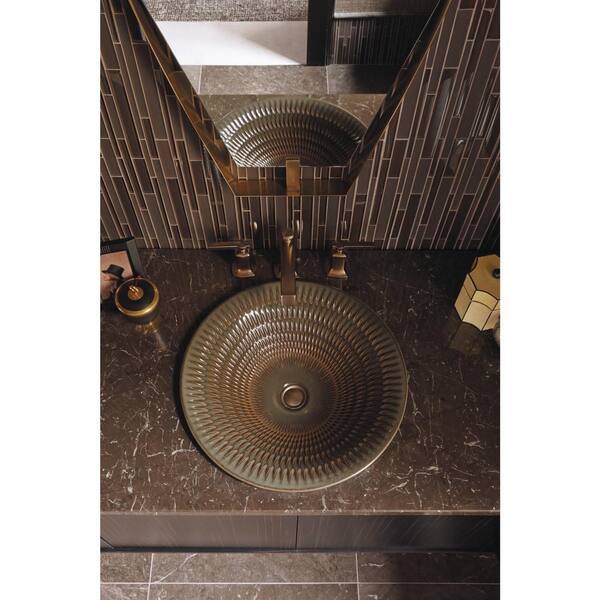 KOHLER Derring 18 in. Drop-In Vitreous China Round Bathroom