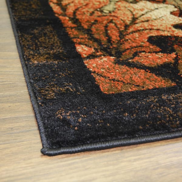 American Destination Whitetail Woods Multi-Colored 8 ft. x 10 ft. Lodge Area Rug
