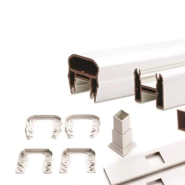 Trex Transcend 2 in. x 6 ft. x 36 in. White Composite Railing