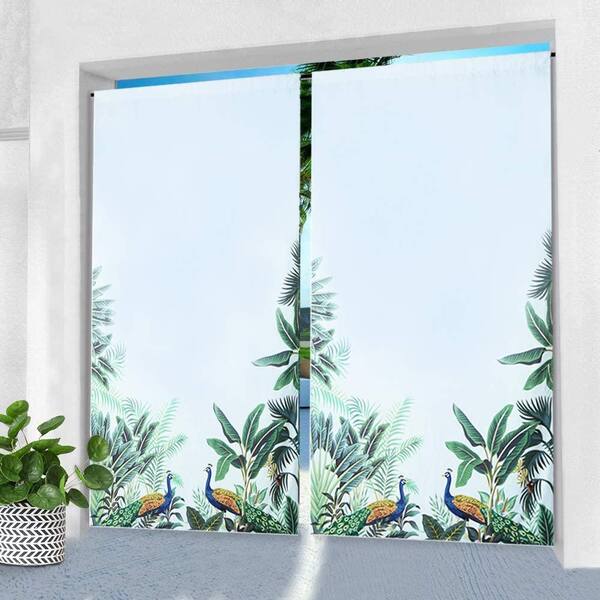 Outdoor Curtains Pea, Palm Tree Print Curtains