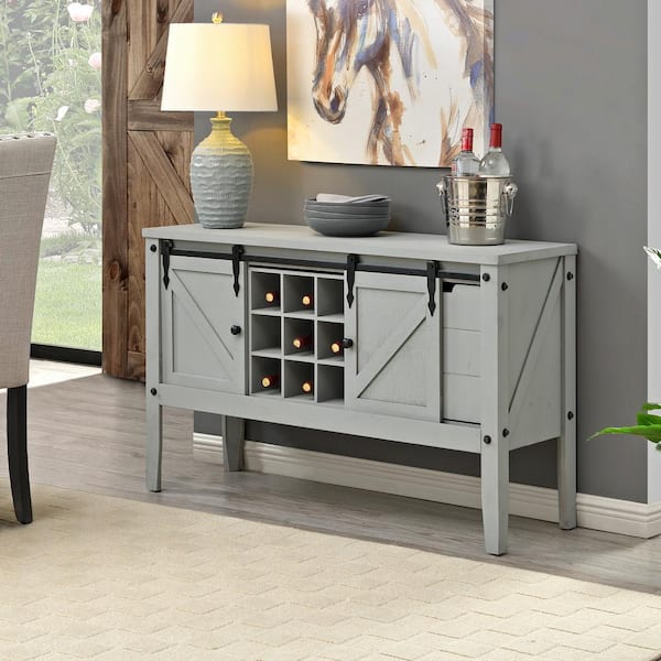 Firstime Co 47 In X 30 Quincy, Stanley Grey Console Table
