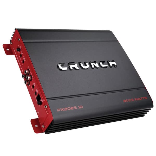 Crunch Power X Series 2,000-Watt-Maximum Monoblock Class D Amp with Wired Bass Remote