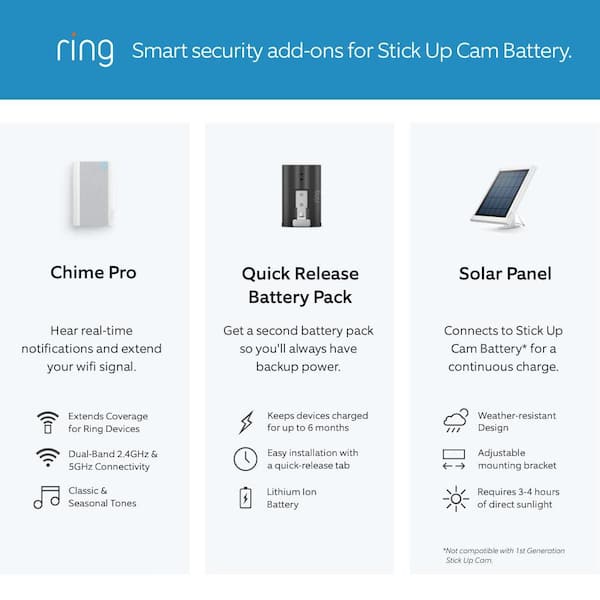 Ring Stick Up Cam Battery - Indoor/Outdoor Smart Security