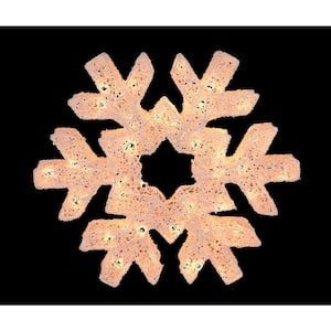 24 in. LED Lighted Snowflake Christmas Decoration