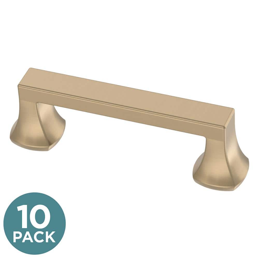 10-Pack Mandara 3 in. (76 mm) Classic Champagne Bronze Drawer Pulls price history on PriceWatchPro