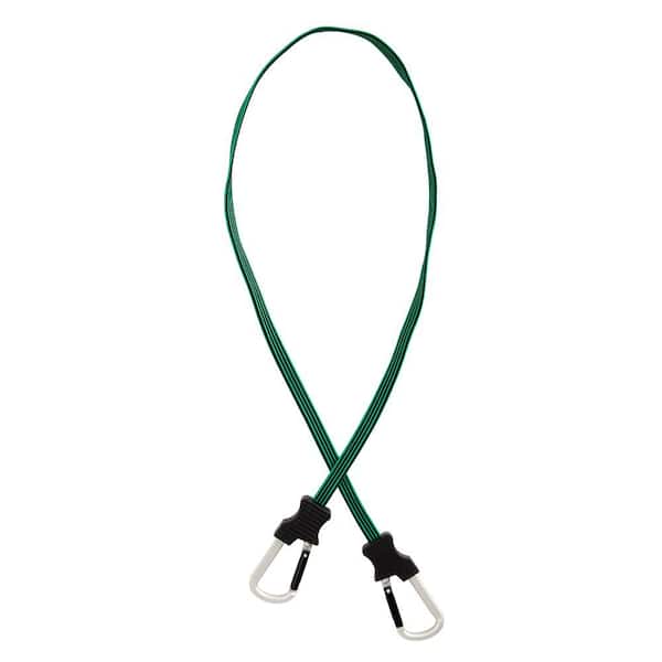 Erickson 1 In. x 24 In. Industrial Bungee Cord with Carabiner Hooks, Black  - Anderson Lumber