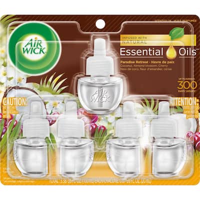 Plug In 0.67 oz. Paradise Retreat Scented Oil Refill (5-Pack)