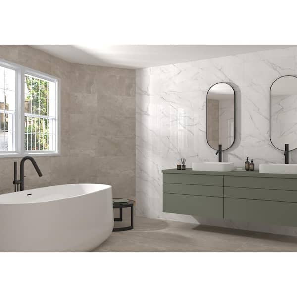 Leonardo Venato 24 in. x 24 in. Matte Porcelain Marble Look Floor and Wall Tile (480 sq. ft./Pallet)