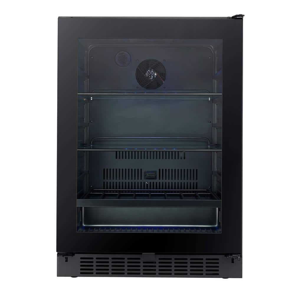 TITAN Signature 24 in. 84 Can and 13 Bottle Panel-Ready Single Door Single Zone Built-In Beverage and Wine Cooler