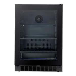 Signature 24 in. 84 Can and 13 Bottle Panel-Ready Single Door Single Zone Built-In Beverage and Wine Cooler