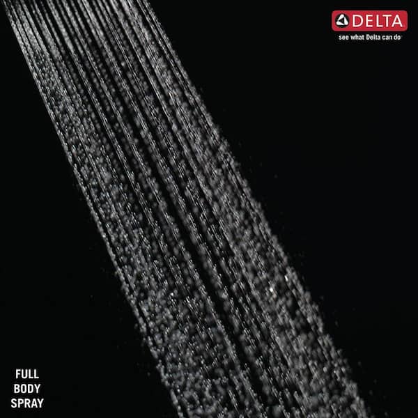 Delta Modern Shower Trim Kit Only – Matte Black, Monitor Pressure Balance Valve, Less Shower Head