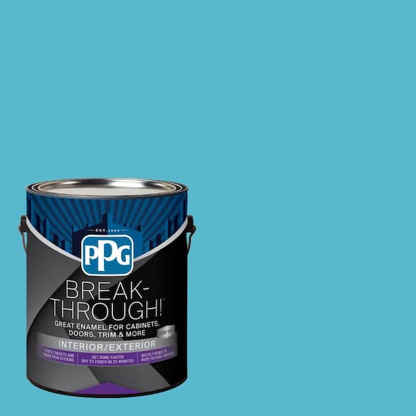 Break-Through! 1 gal. PPG1236-5 High Dive Satin Door, Trim & Cabinet Paint