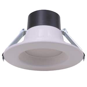 E4DL 4 in. Integrated LED Recessed Ceiling Light Dimmable Commercial Downlight With Baffle Trim ENERGY STAR